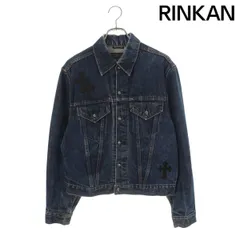 クロムハーツ ×リーバイス LEVI'S クロスパッチ付クロスボールボタンデニムジャケット メンズ Mのサムネイル