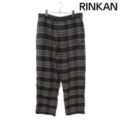 クロムハーツ  AFTER SCHOOL FLANNEL チェック柄クロスパッチ付ロングパンツ メンズ XXLのサムネイル