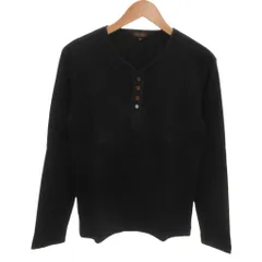 ポールスミスコレクション PAUL SMITH COLLECTION 美品 Tシャツ ロンT 長袖 ヘンリーネック マルチボタン ダークネイビー M コットン /MXのサムネイル