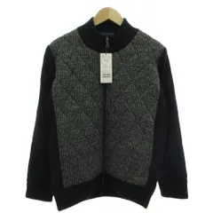 ハッシュパピー Hush Puppies タグ付き 中綿ジャケット M 紺 ネイビー キルティング スタンドカラー ウール /SC ■ECF006のサムネイル