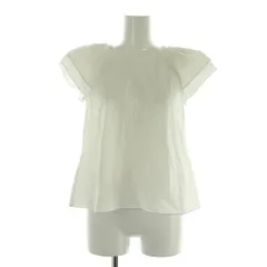 マーリエパーエフデ Maglie par ef-de フレアスリーブブラウス 半袖 プルオーバー 5 ホワイト /MY ■OSのサムネイル