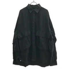 TAKAHIRO MIYASHITA The SoloIst. タカヒロミヤシタザソロイスト 25AW B.D.U shirt. ポケットデザインシャツ ss.0026AW25 ブラック 48のサムネイル