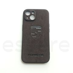 iPhone15 케이스 포르쉐스마호케이스 아이폰 케이스 내충격 뒷모피 소프트 케이스 그레이