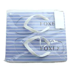 フォクシー FOXEY ビーチサンダル S 青 ブルー ストライプ柄 /AP2のサムネイル