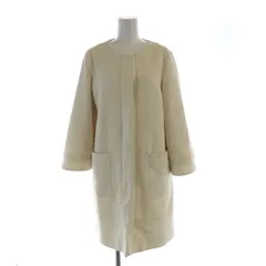 ロイスクレヨン Lois CRAYON ノーカラーコート ミドル 総レース M アイボリー 14001825 /ROのサムネイル