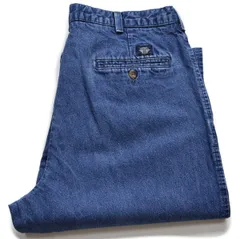 90s DOCKERSドッカーズ ツータック スラックス デニムパンツ W34★A Levi'sリーバイス トラウザーズ オールド ビンテージのサムネイル
