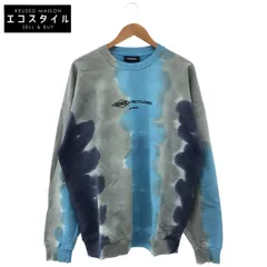 DIESEL　ディーゼル　ブルー×グレー タイダイ柄 スウェット　Lのサムネイル