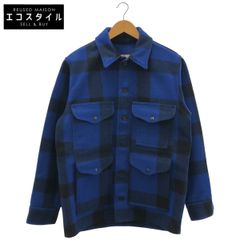 FILSON　フィルソン　ブルー チェック シングルマッキーノクルーザー ジャケット　38