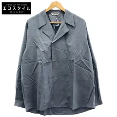 AURALEE　オーラリー　22SS A22SS04TN ダークブルーグレー WASHED FINX TWILL P/O SHIRTS プルオーバーシャツ　4のサムネイル