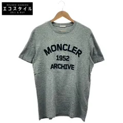 MONCLER　モンクレール　23年製 グレー SS T-SHIRT ロゴデザインTシャツ　Lのサムネイル