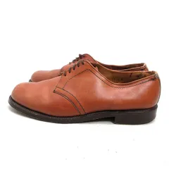 t■英国製【UK９】スーパーリージェント/SUPER REGENT プレーントゥ レザーシューズ/牛革■茶/MENSヴィンテージ/58【中古】のサムネイル
