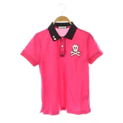 マーク＆ロナ MARK&LONA Dormie Studs Polo 半袖ポロシャツ 36 ピンク 黒 /NR ■OS ■SHのサムネイル