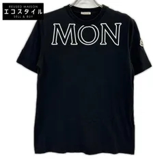 MONCLER　モンクレール　22年製 ブラック コットン SS T-SHIRTS ロゴ ショートスリーブカットソー　Sのサムネイル
