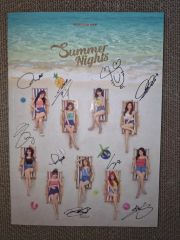 TWICE SUMMER NIGHTS 全メンバー直筆サイン入りアルバム - メルカリ