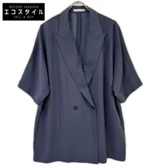 ICB　アイシービー　26SS ダルブルー FluidBackSatin ハーフスリーブジャケット　46のサムネイル