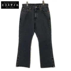 RICE NINE TEN ライスナインテン ブラック BOOT CUT SIDE ZIP JEANS フレアデニムパンツ 2 RICE NINE TEN ライスナインテン ブラック BOOT CUT SIDE ZIP JEANS