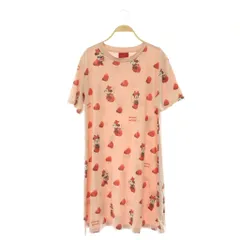 ジェラートピケ gelato pique × DISNEY 24SS Minnie プリントワンピース ミニ 半袖 ルームウエア ONE ピンク /MY ■OSのサムネイル