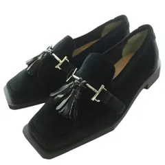 アメリヴィンテージ Ameri VINTAGE アンドレスド アンギュラー ソール タッセル ローファー UND ANGULAR SOLE TASSEL LOAFER スエード M 黒 ブラック 0225212480970 /SS ■OSのサムネイル