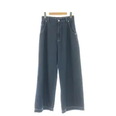 ストラ Stola. タック入りワイドデニムパンツ ジーンズ 36 ブルー /DF ■OSのサムネイル