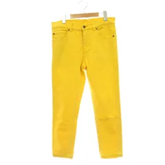ウノピュウノウグァーレトレ 1PIU1UGUALE3 strech slub denim パンツ ストレッチ スラブデニム テーパード ダメージ加工 4 黄色 MRP062 /HS ■OS ■SHのサムネイル