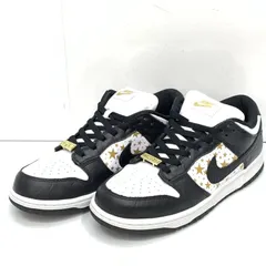 【中古】Supreme×NIKE SB DUNK LOW OG QS Gold Stars "White/Black" 26.5cm DH3228-102　シュプリーム×ナイキ　エスビーダンク[92]のサムネイル