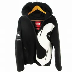 シュプリーム SUPREME ノースフェイス THE NORTH FACE M 20AW S Logo フリース ジャケット NT62004I Hooded Fleece Jacket ブラック 黒 ゴールドウィンのサムネイル
