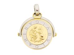 BVLGARI ブルガリ ホロスコープトップ/YG/SS/12.9g 乙女座 ペンダント