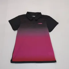 レディース半袖ドライポロシャツ PT19FW461 レッド XLのサムネイル