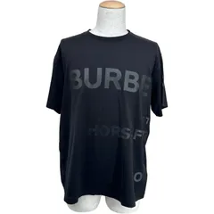 バーバリー BURBERRY ホースフェリープリント半袖Tシャツ 8032299 ブラック コットン メンズ 半袖Ｔシャツのサムネイル