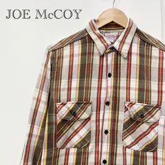 JOE McCOY ジョーマッコイ The REAL McCOY'S リアルマッコイズ ワークシャツ ネルシャツ チェック柄 サイズ16 メンズ _208のサムネイル