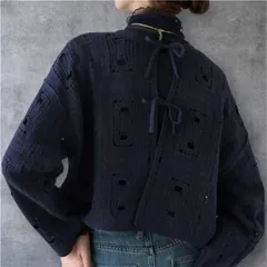 【新品タグ付き】ヤマダヤ　Ample 2way カーディガン　ネイビー　新品　Mのサムネイル
