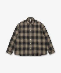 KAJA ORGANIC COTTON CHECK OPEN COLLAR - メルカリ