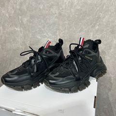 MONCLER モンクレール ニット切り替えぺプラムカーディガン黒S - メルカリ