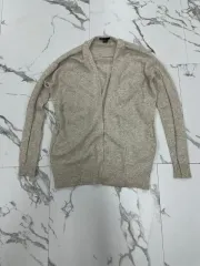 ヴィンス グレー カシミア 100% オープン カーディガンのサムネイル