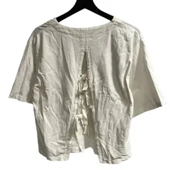 アールエヌエーエヌ RNA-N カットソー Tシャツ Vネック バックリボンデザイン M 白 ホワイト ■GY99のサムネイル