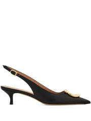 FERRAGAMO ガンチーニ レザー スリングバック パンプス 送料無料のサムネイル