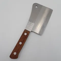 送料無料 正広作 ローズ チョッパー 日本鋼 中華包丁 全長30.5cm 刃長15.5cm 重量641.5g 木製ハンドル 包丁 キッチン用品#16608のサムネイル