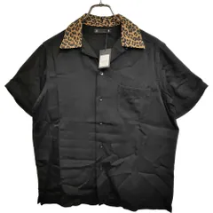 MINEDENIM マインデニム 21AW CD LEOPARD TRIMMING OPEN COLLAR SH レオパード オープンカラー シャツ 2108-5002-99-012 1 ブラック/レオパード メンズのサムネイル