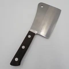 送料無料 Masahiro 正広作 ローズ チョッパー 日本鋼 中華包丁 全長30.5cm 刃長16cm 重量683.5g 木製ハンドル 包丁 キッチン用品#16611のサムネイル
