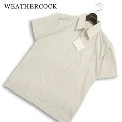 【新品 未使用】 WEATHERCOCK ウェザーコック 春夏★ 半袖 鹿の子 ロゴ刺繍 チェック ポロシャツ Sz.M メンズのサムネイル