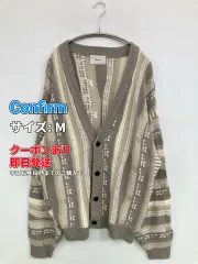 Confirm コンファーム カーディガン/ボレロ M ベージュ ストライプ柄 ミドル丈 長袖 レディースのサムネイル