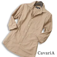 CavariA キャバリア 春夏★ 七分袖 スリム シャツ Sz.44 メンズのサムネイル