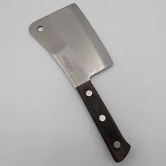 送料無料 Masahiro 正広作 ローズ チョッパー 日本鋼 中華包丁 全長30.5cm 刃長16cm 重量670.5g 木製ハンドル 包丁 キッチン用品#16612のサムネイル