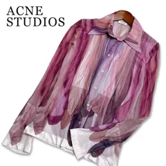 ACNE STUDIOS アクネ ストゥディオズ 春夏★ 長袖 総柄 ブラウス シャツ Sz.F　レディースのサムネイル