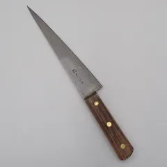 送料無料 正広別作 筋引 包丁 全長35cm 刃長23cm 重量162.8g 木製ハンドル 包丁 キッチン用品#16617のサムネイル