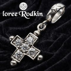 ローリーロドキン シルバー925 ユリ ペンダントトップ ローリーロドキン ラージ ファンシー クロス トップ シルバー 925