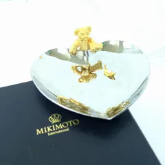 MIKIMOTO ミキモト　ハート型　アクセサリートレイ　ベア　パール　のサムネイル