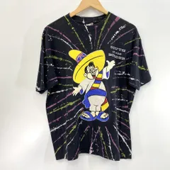 90s USA製 South of the Border サウス オブ ザ ボーダー ペドロ Tシャツ マートルビーチ スプラッシュ ブラック XL VINTAGE ヴィンテージ メンズ _201のサムネイル