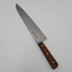 正広別作 牛刀 包丁 全長42cm 刃長29.5cm 重量227.7g 木製ハンドル キッチン用品#16649のサムネイル