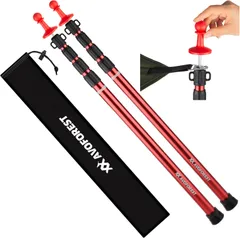 AVOFOREST タープポール 伸縮式 アルミ製 直径31mm 高さ88-265cm 4継無段階調節 2本セット スライド式 高さ調節簡単 回すだけ キャンプ アウトドアのサムネイル
